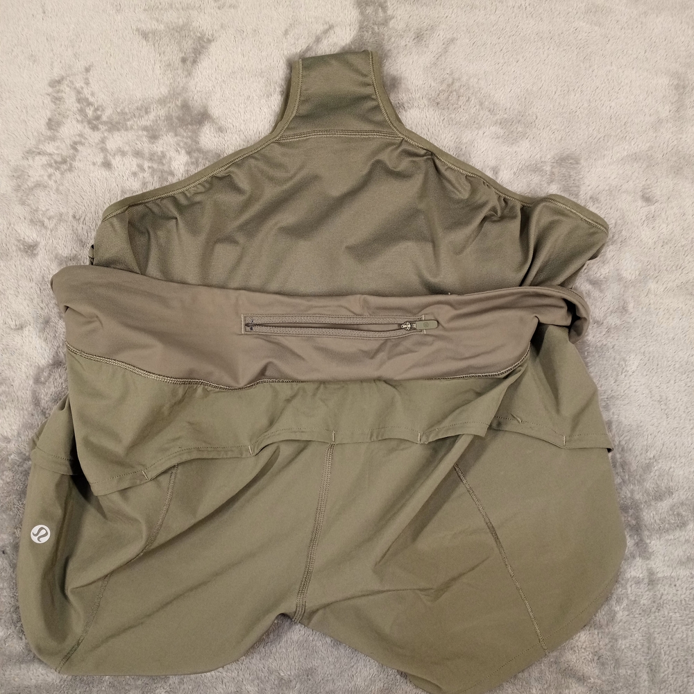 Lululemon Women's Olive Green Running Shorts Size 10 - Picture 8 of 12